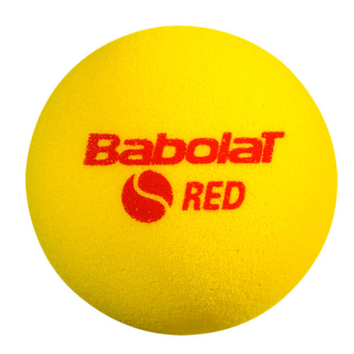 Zipped bag of 24 BABOLAT red foam balls
