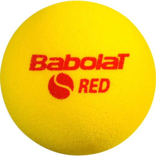 Bag of 3 BABOLAT red foam balls
