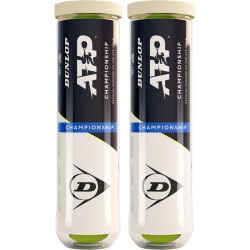 Bipack of 4 DUNLOP atp championship balls
