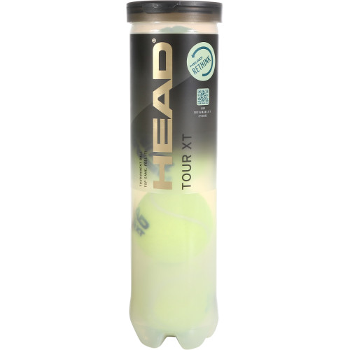 Tube of 4 HEAD tour xt balls
