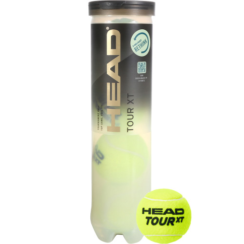 Tube of 4 HEAD tour xt balls