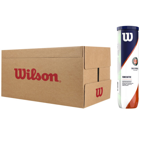 Box of 18 tubes of 4 WILSON roland garros official clay balls Box of 18 tubes of 4 WILSON roland garros official clay balls
