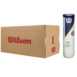 Box of 18 tubes of 4 WILSON roland garros all court balls