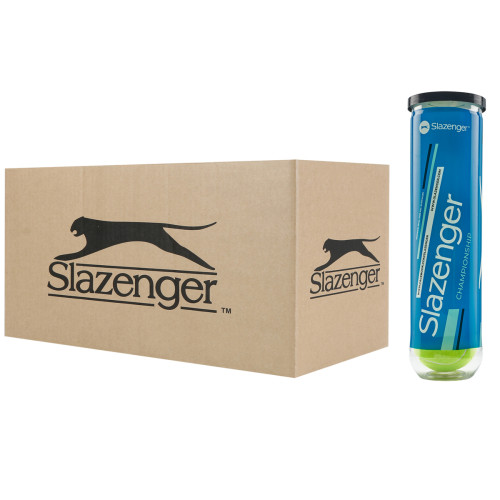 Box of 18 tubes of 4 SLAZENGER championship balls Box of 18 tubes of 4 SLAZENGER championship balls