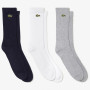 3 paires de chaussettes LACOSTE athlete (mid) 3 paires de chaussettes LACOSTE athlete (mid)