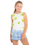 Junior girls LUCKY IN LOVE smiles for miles tie back novelties tank top Junior girls LUCKY IN LOVE smiles for miles tie back novelties tank top