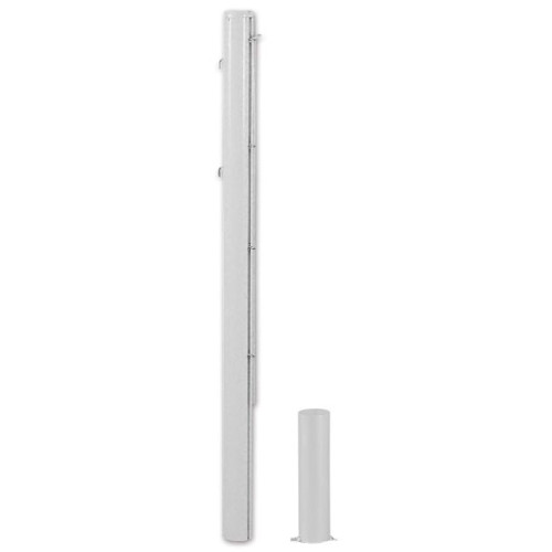 Pair of 83 mm round aluminium posts with sheaths Pair of 83 mm round aluminium posts with sheaths