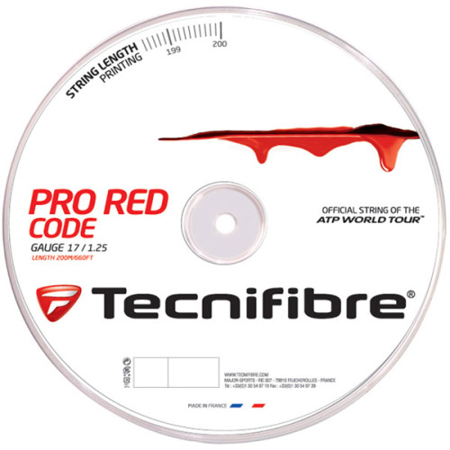 TECNIFIBRE pro red code spool (200 metres)